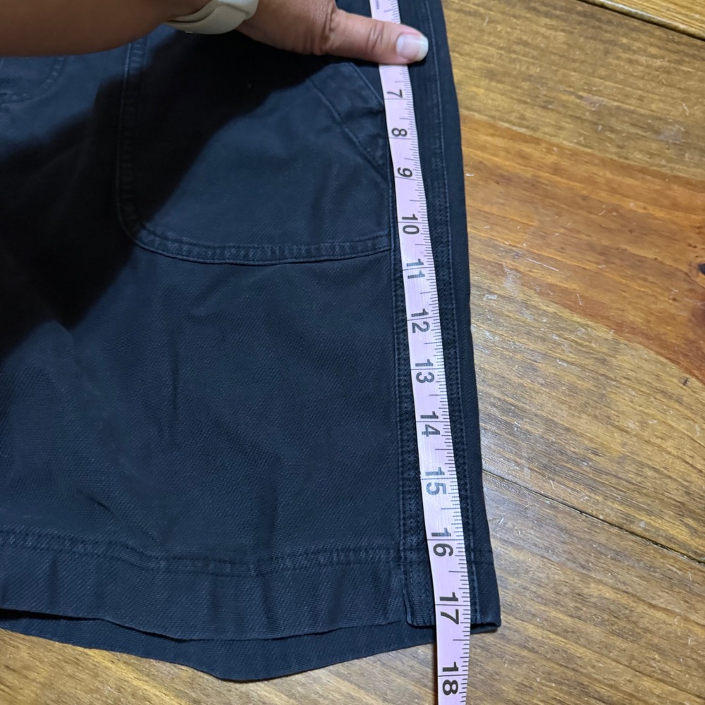 Athleta Farallon Bermuda Shorts Drawstring Pockets size 4 Black Utility Casual - Picture 6 of 8